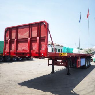 Henred Fruehauf Tri Axle Flatbed Trailer