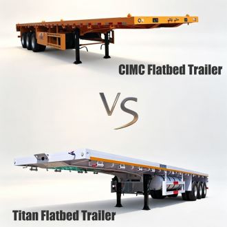 CIMC VS TITAN 3 Axle Flatbed Trailer