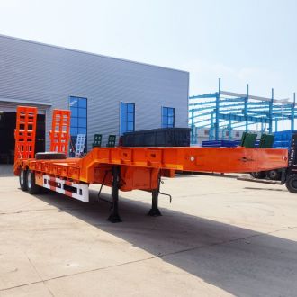2 Axle Low Bed Truck Trailer