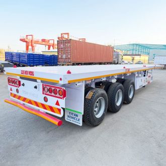 Best 3 Axle 40Ft Flatbed Semi Trailer