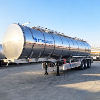 Tri Axle Stainless Steel Oil Tanker Trailer