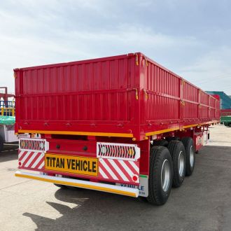 Tri Axle Drop Side Semi Trailer
